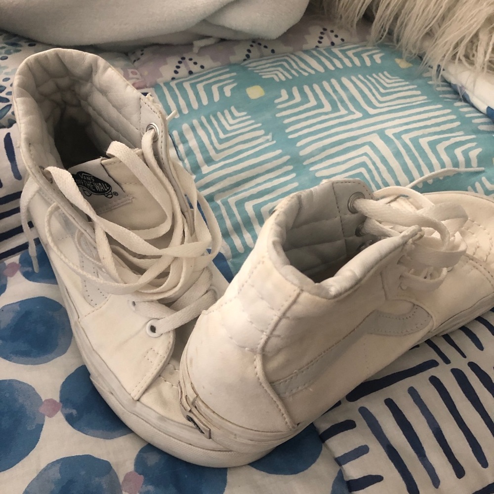 White High Top Vans